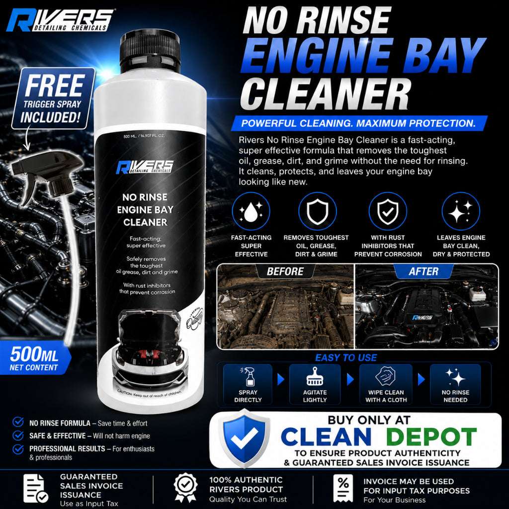 Rivers No Rinse Engine Bay Cleaner 500ml | Rust Inhibitor Formula