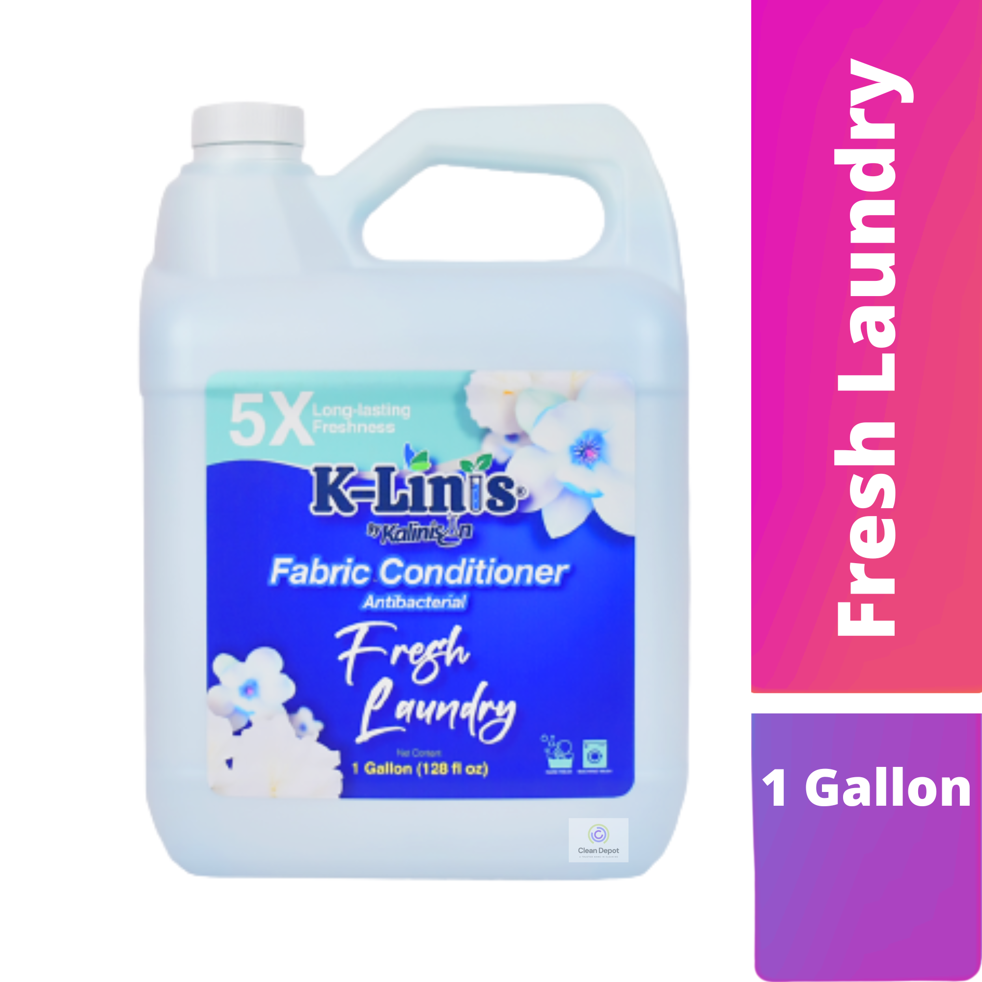 Kalinisan KLinis Fabric Conditioner with Fresh Laundry Scent 1 Gallon