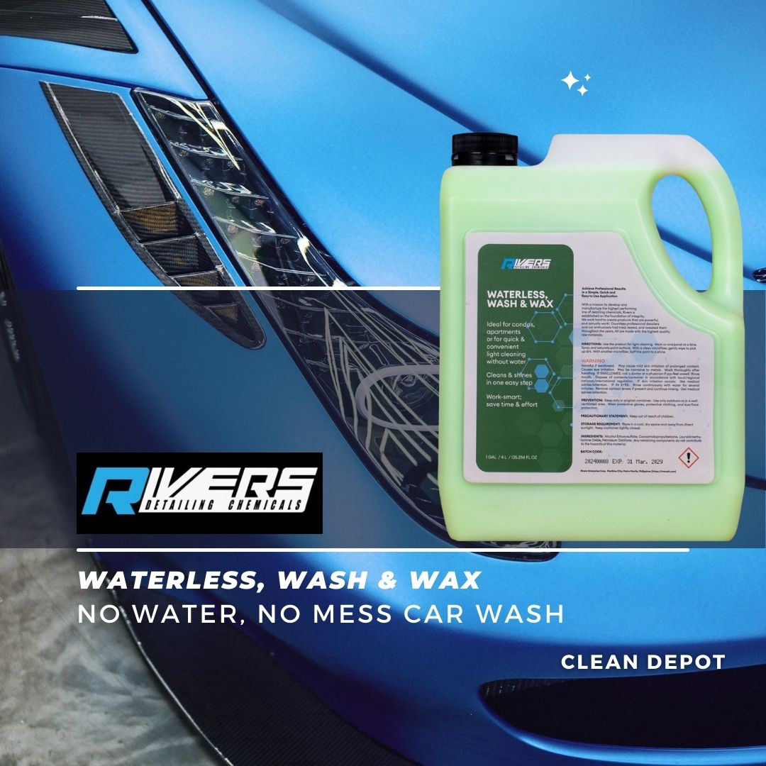 Rivers Waterless Wash & Wax W3 / Waterless Car Wash