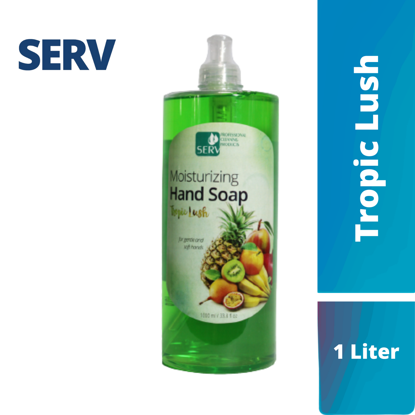 Serv Moisturizing Liquid Hand Soap 1 Liter Pump Bottle