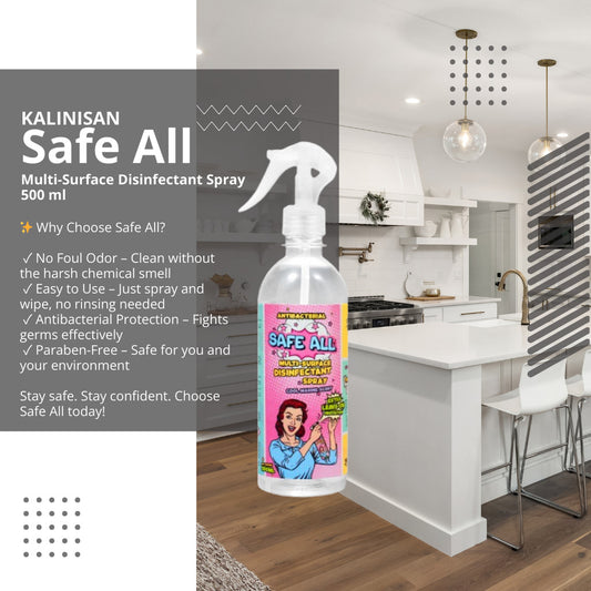 Safe All Multi Surface Disinfectant Antibacterial 500 ml Spray