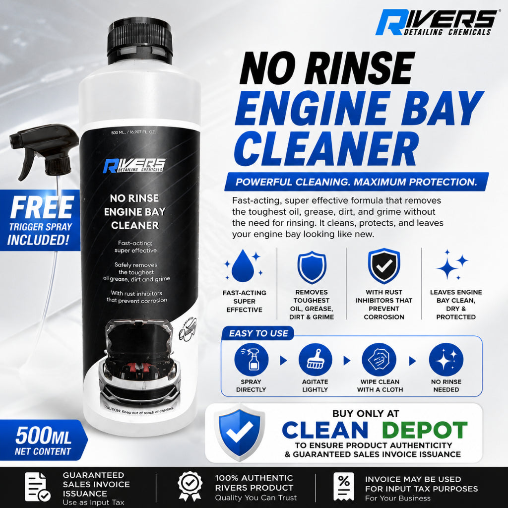 Rust Rivers Rivers No Rinse Engine Bay Cleaner 500ml | Rust Inhibitor Formula ...
