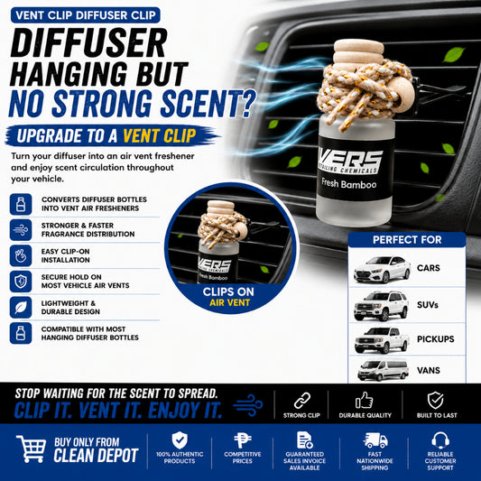 Car Vent Clip for Diffuser Bottles | Air Freshener Vent Mount Clip Holder