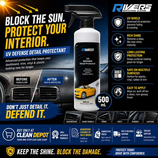 Rivers UV Defense Detail Protectant 500mL | Interior UV Protection & Shine