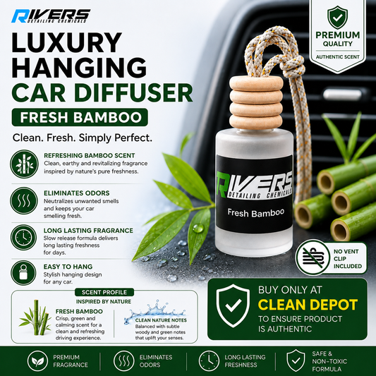 Rivers Luxury Hanging Car Diffuser 10ml | Premium Long-Lasting Car Air Freshener