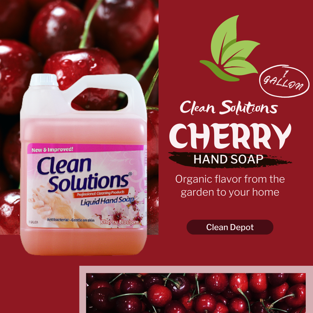 Clean Solutions Cherry Blossoms Liquid Hand Soap 1 Gallon by Kalinisan