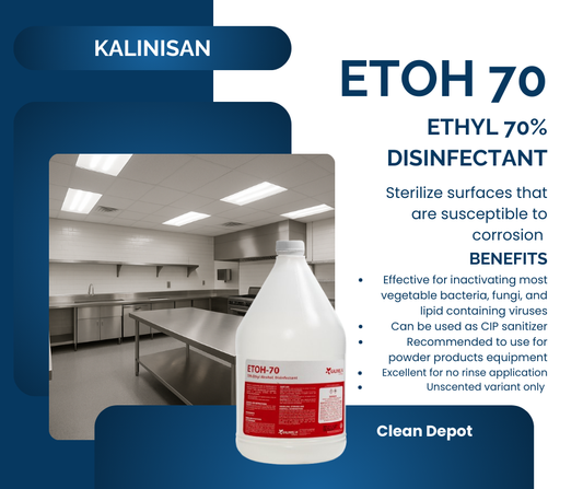 Kalinisan Etoh 70 Ethyl Alcohol Disinfectant 1 Gallon