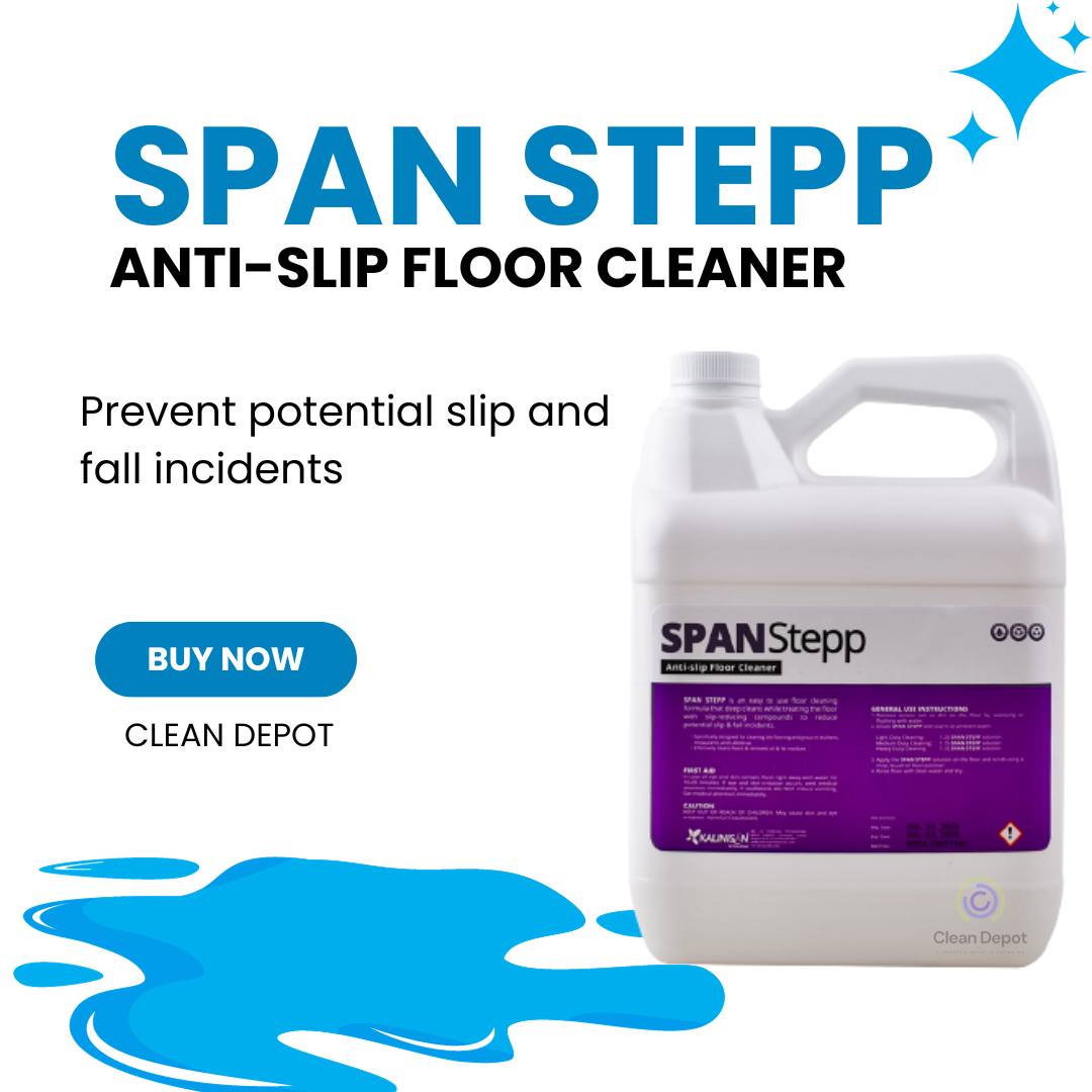 Kalinisan Span Stepp Anti Slip Floor Cleaner 1 Gallon (3.8 Liters)