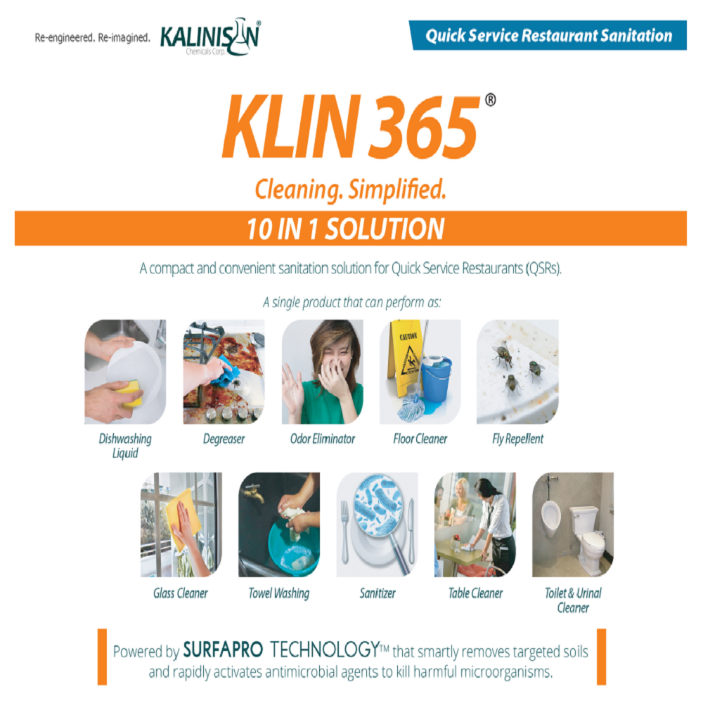 Klin 365 10 in 1 Solution 1 Gallon – Clean Depot
