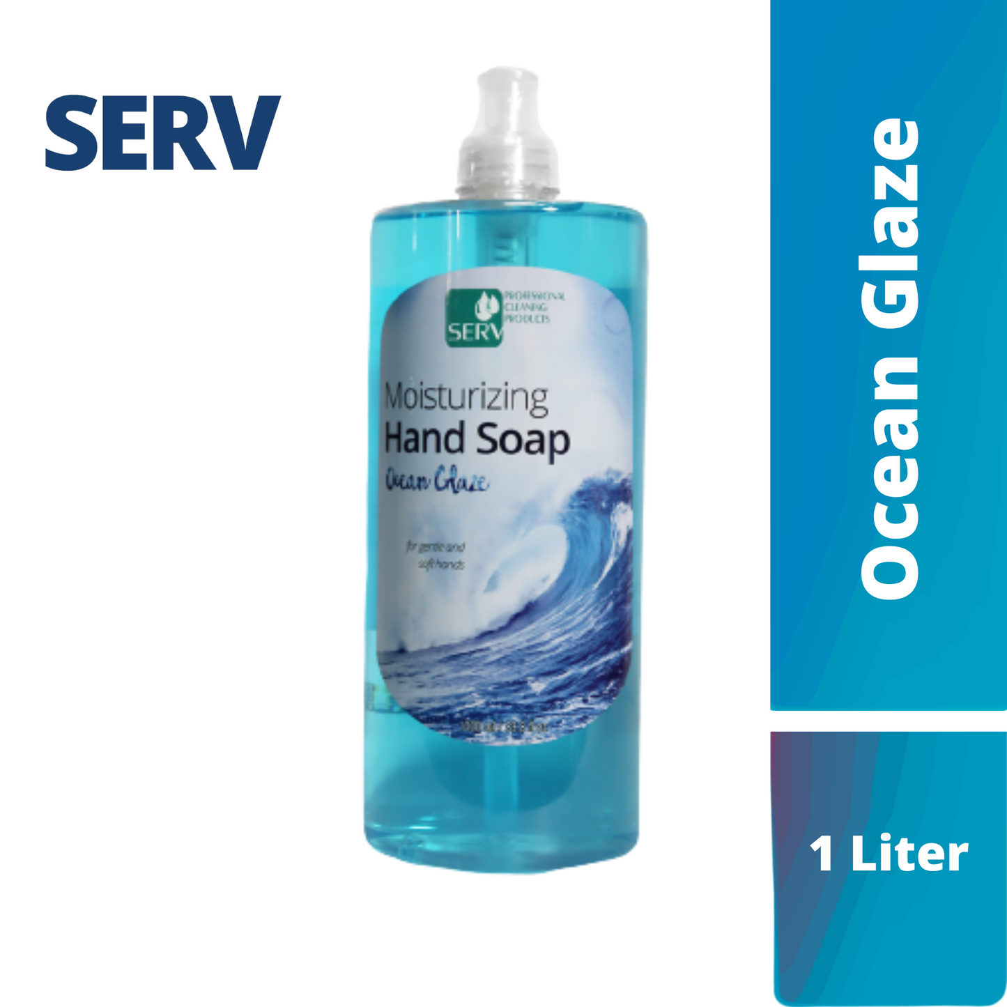 Serv Moisturizing Liquid Hand Soap 1 Liter Pump Bottle