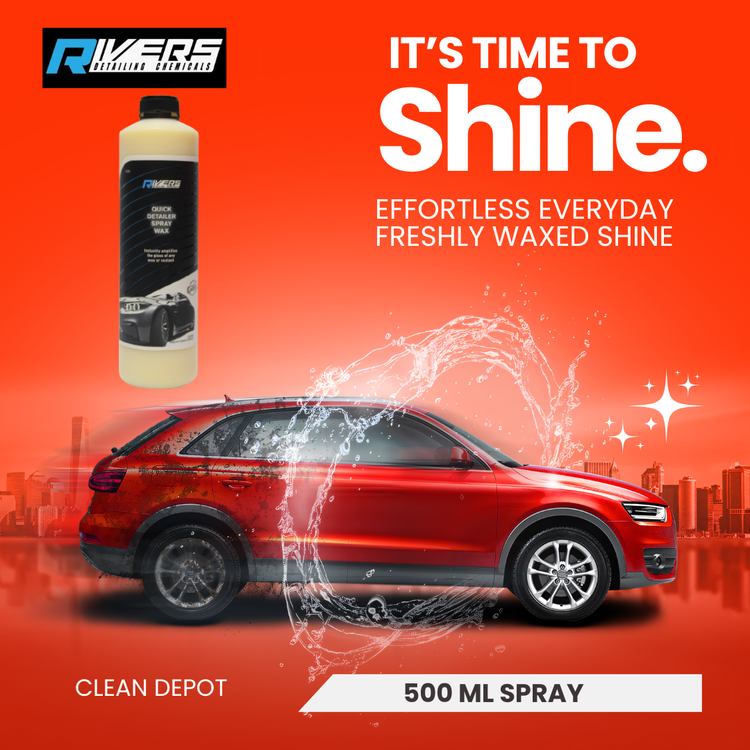 Rivers Liquid Wax / Quick Detailer / Car Wax Spray 500ml