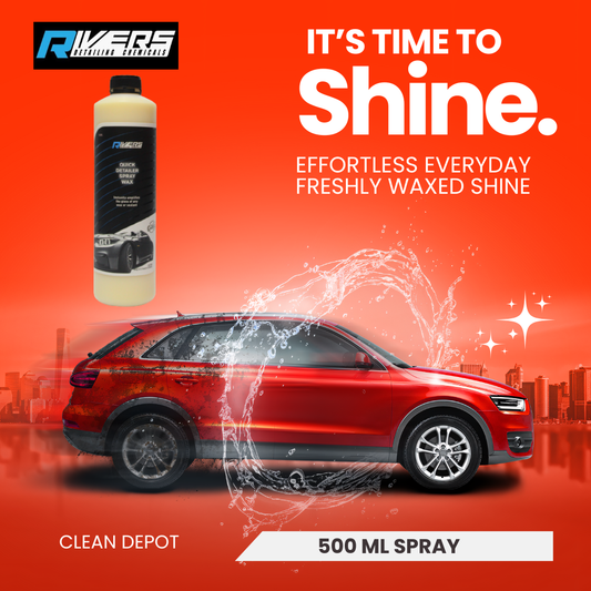 Rivers Liquid Wax / Quick Detailer / Car Wax Spray 500ml