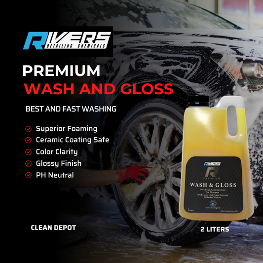 Rivers Premium Wash and Gloss Car and Motorcycle Shampoo 2 Liters