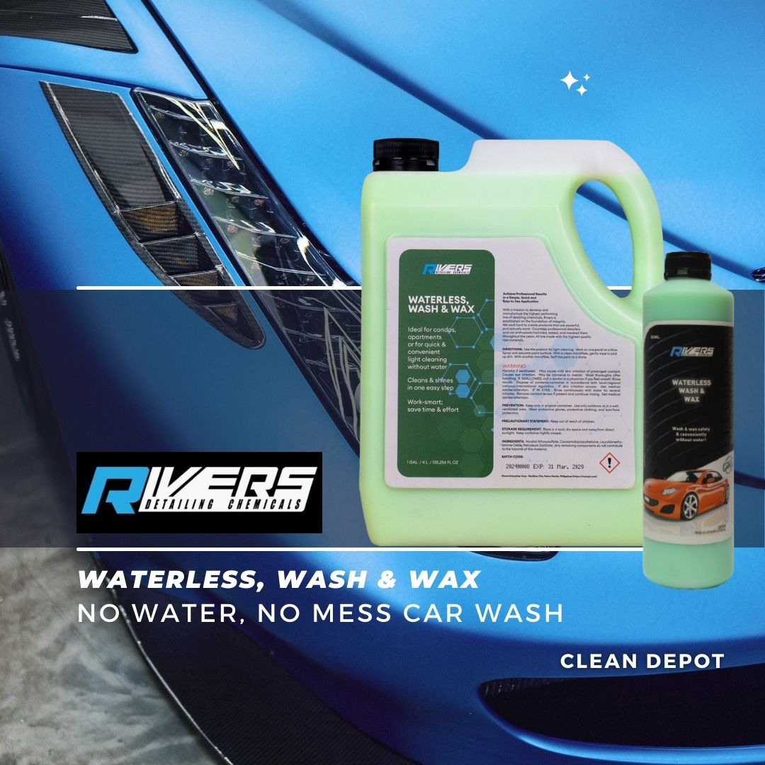 Rivers Waterless Wash & Wax  W3 / Waterless Car Wash