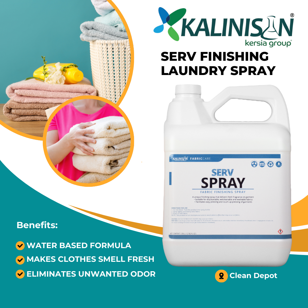 Kalinisan Serv Finishing Laundry Spray 1 Gallon