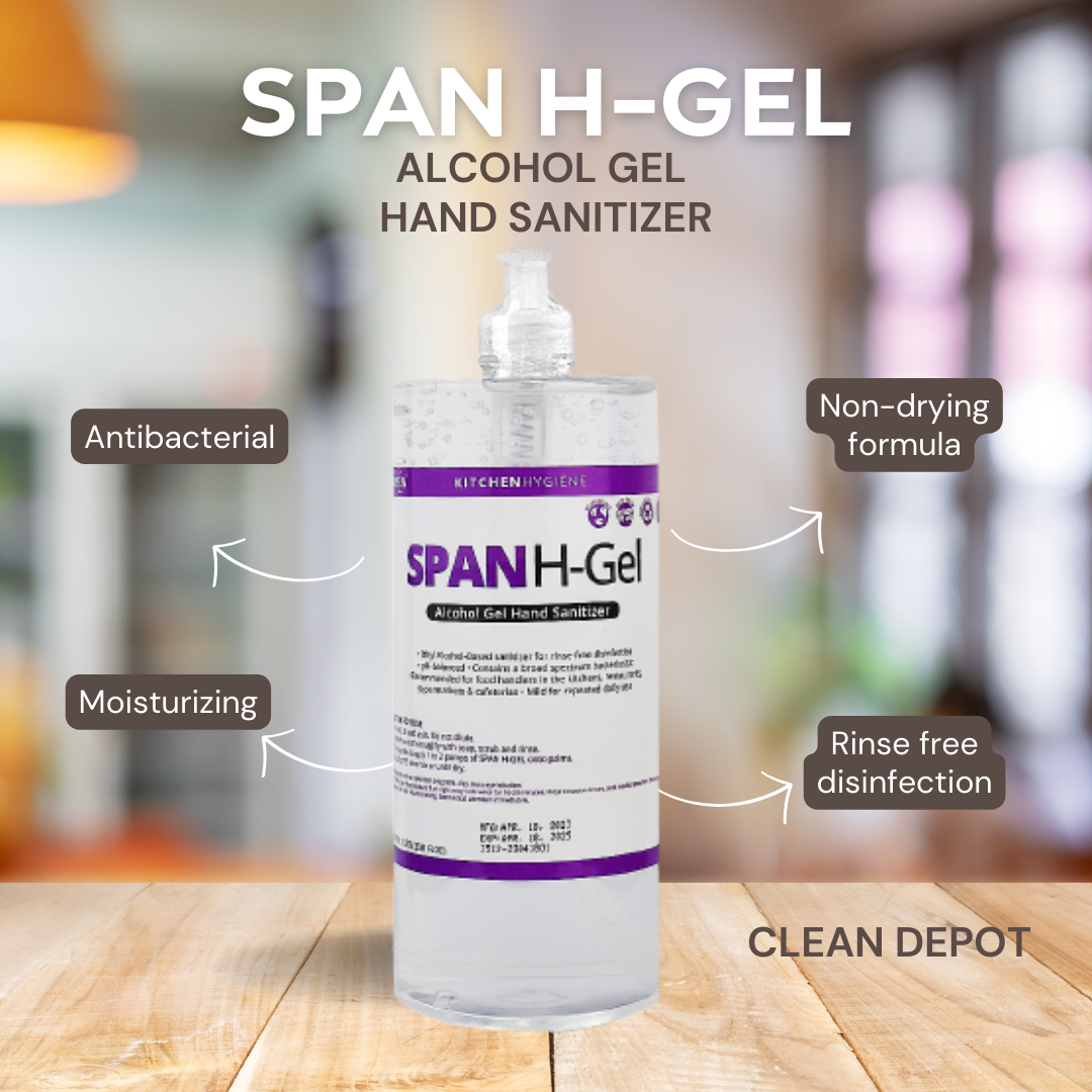 Span H-Gel Hand Sanitizer Gel 1 Liter