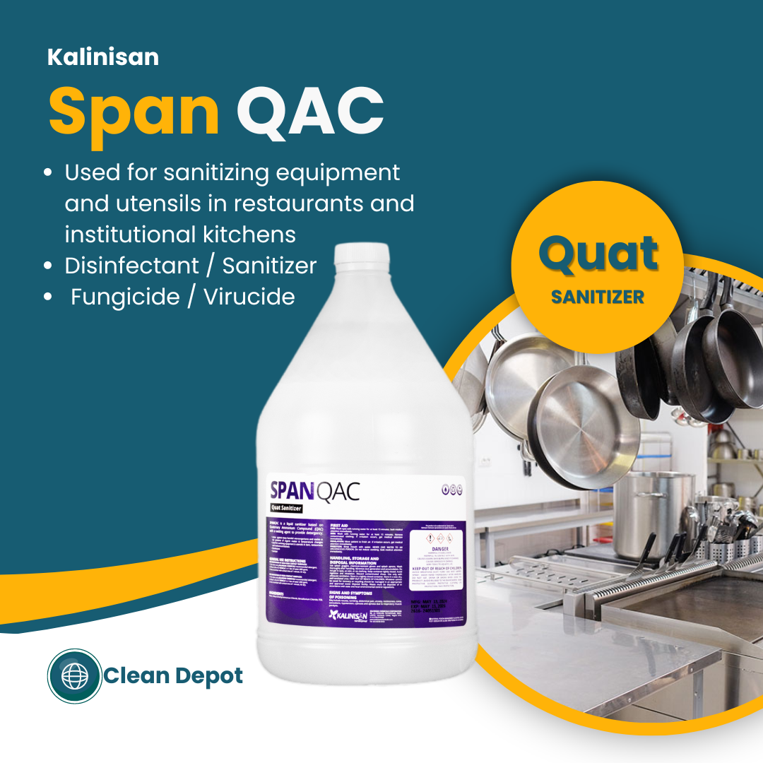 Kalinisan Span QAC Quat Sanitizer 1 Gallon